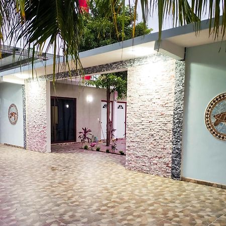 Hotel Blue Turtle Bacalar Bagian luar foto