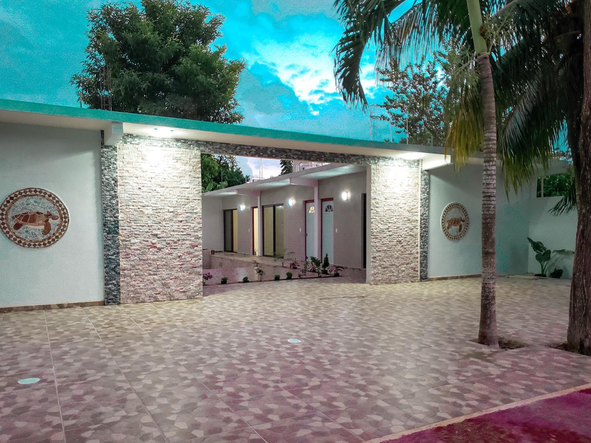 Hotel Blue Turtle Bacalar Bagian luar foto